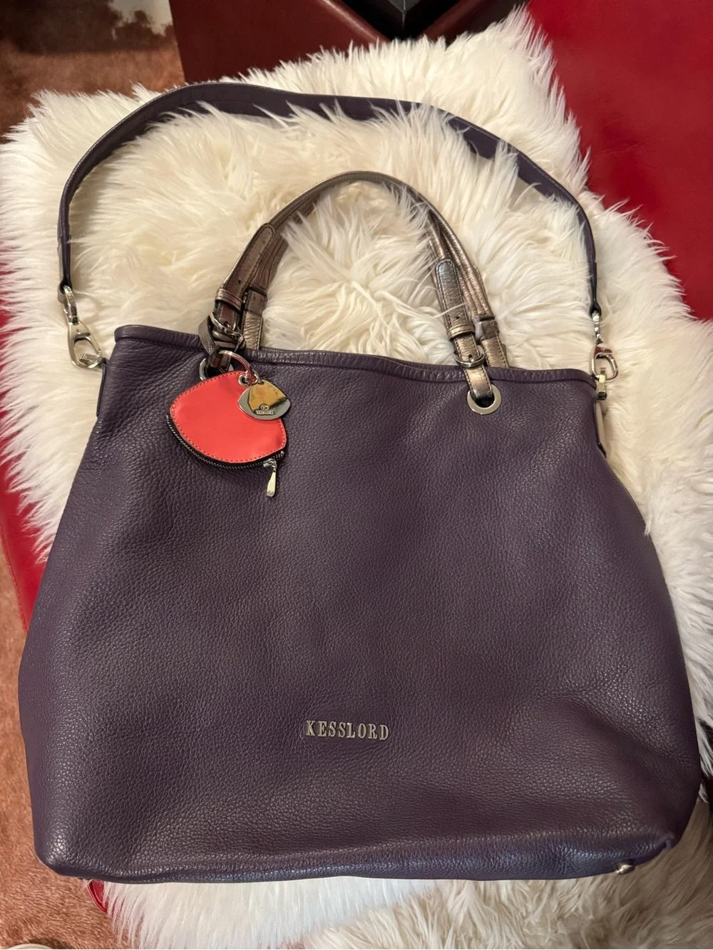 Leather Slouchy Hobo Bag-Kesslord Paris